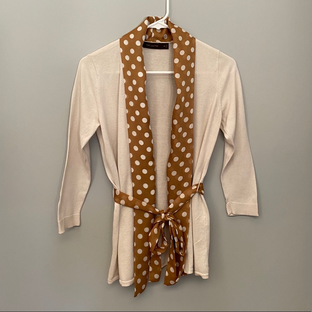 The Limited Beige Cardigan